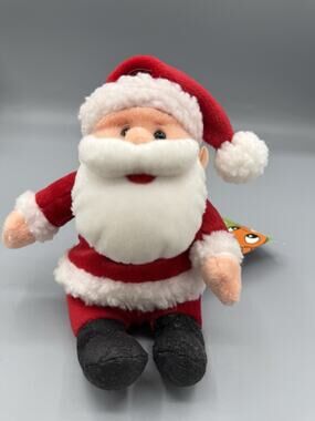Stuffins Rudolph Red Nosed Reindeer Santa Plush Misfit Toys Bean 6” w/ Tags